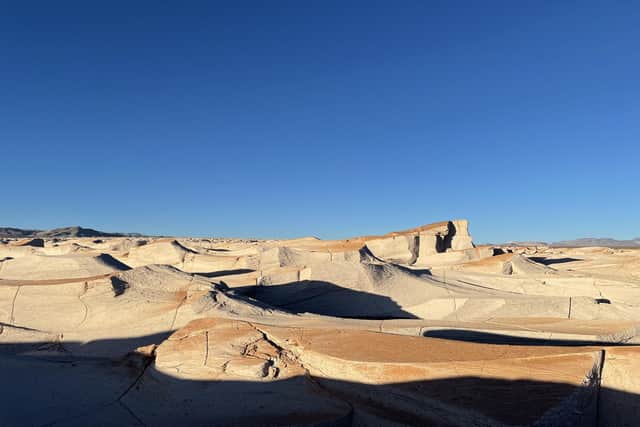 A sprawl of pumice stone makes up the landscape at Campo de Piedra Pomez Nature Reserve, north-west Argentina. Pic: Sarah Marshall/PA.