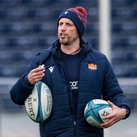 Mike Blair admitted he was taking a risk in stepping down as head coach of Edinburgh. (Photo by Ross Parker / SNS Group)