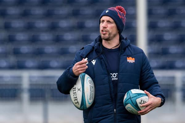 Mike Blair admitted he was taking a risk in stepping down as head coach of Edinburgh. (Photo by Ross Parker / SNS Group)