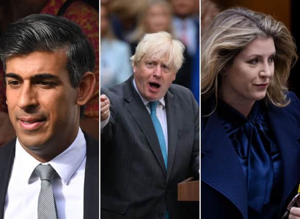 Rishi Sunak, Penny Mordaunt and Boris Johnson are among the favourites to become the next British Prime Minister.