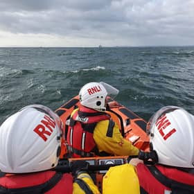 Emergency services respond after woman falls and suffers suspected broken ankle on Fife coast.
