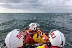 Emergency services respond after woman falls and suffers suspected broken ankle on Fife coast.
