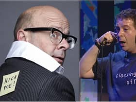 Harry Hill, left, and Mark Thomas, right, will be taking part in this year's Shedinburgh Festival Fringe.
