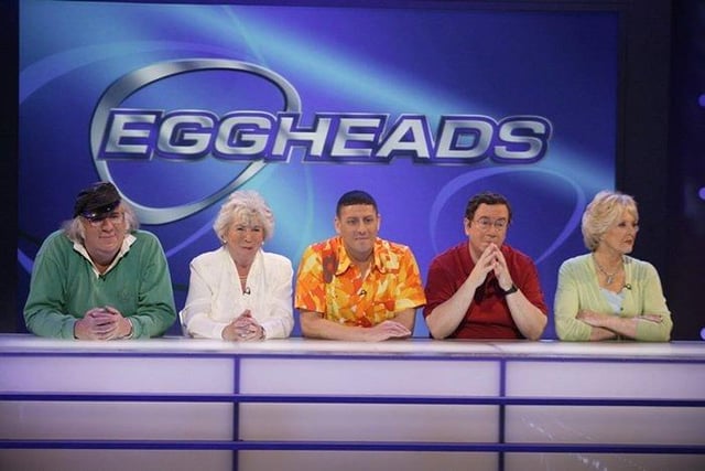 Originally chaired by Dermot Murnaghan, before being taken over by Jeremy Vine, Eggheads pits a team of challengers against some of the UK's best quiz brains. It was filmed in Glasgow from 2003 until 2021, when it moved to Channel 5 along with a move to a different studio.