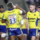 Finn Russell, right, kicked eight points for Bath in their win over Newcastle Falcons.