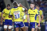 Finn Russell, right, kicked eight points for Bath in their win over Newcastle Falcons.