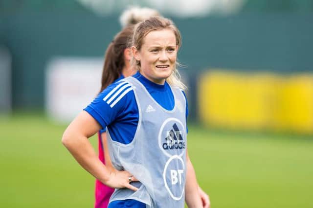 Erin Cuthbert during a SWNT training session at the Oriam. (Photo by Mark Scates / SNS Group)