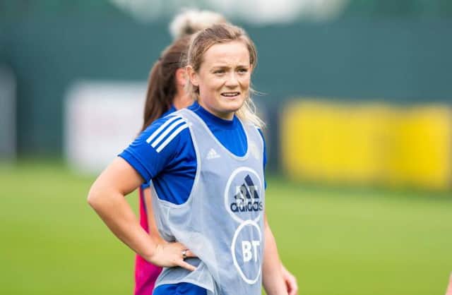 Erin Cuthbert during a SWNT training session at the Oriam. (Photo by Mark Scates / SNS Group)