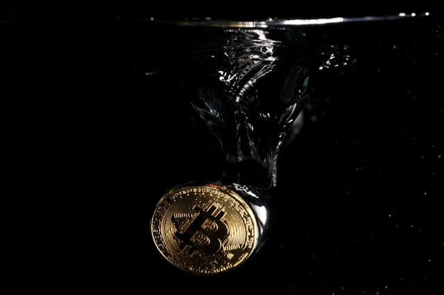The value of Bitcoin has plummeted this week amid a fear of increasing inflation (Getty Images)