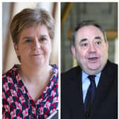 Former first ministers Nicola Sturgeon, Alex Salmond and Humza Yousaf