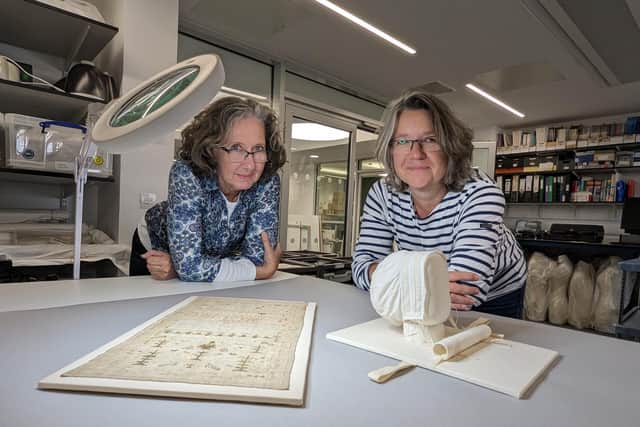 Sarah Foskett and Karen Thompson are textile conservation lecturers and programme conveners at the Kelvin Centre for Conservation Research and Cultural Heritage at Glasgow University.