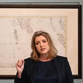 Penny Mordaunt speaks during an event to launch her campaign to be the next leader of the Conservative Party  (Photo by Leon Neal/Getty Images)