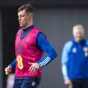Blackburn Rovers defender Dominic Hyam is put through his paces at a first Scotland training session , with the late call-up now in the mix for Saturday's Euro 2024 qualifying opener at home to Cyprus. (Photo by Ross MacDonald / SNS Group)