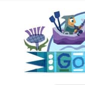Today's Google Doodle celebrates St Andrews Day