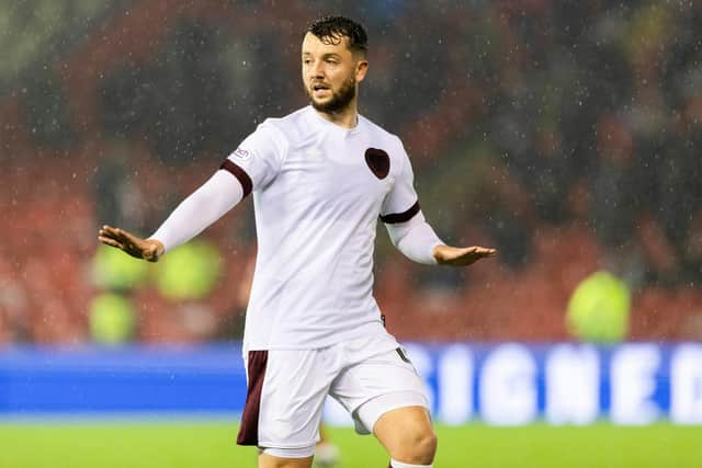 Craig Halkett got 20 minutes under his belt during Hearts' 2-1 defeat by Aberdeen.