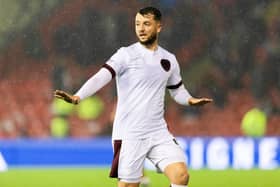 Craig Halkett got 20 minutes under his belt during Hearts' 2-1 defeat by Aberdeen.