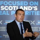 Scottish Conservative leader Douglas Ross played a key role in Humza Yousaf's downfall (Picture: Jeff J Mitchell/Getty Images)