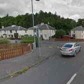 Police were called to the road crash on Ryde Road in Wishaw at its junction with Waverley Drive at 4.30pm today (Photo: Google Maps)