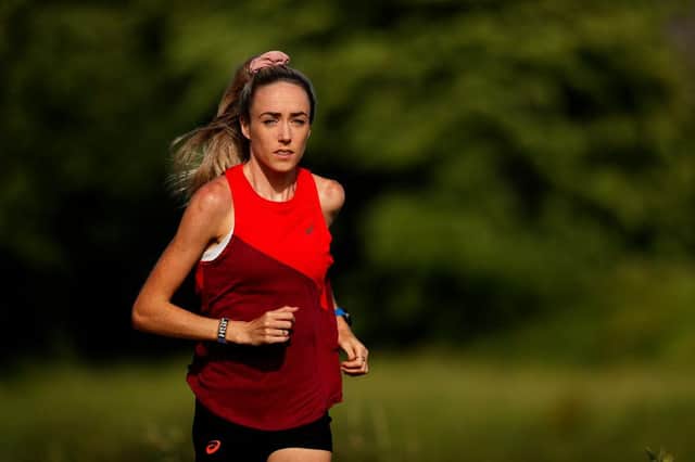 Great Britain middle-distance runner Eilish McColgan will equal a Scottish record for female athletics Olympians in Tokyo this year. (Photo by Clive Brunskill/Getty Images)