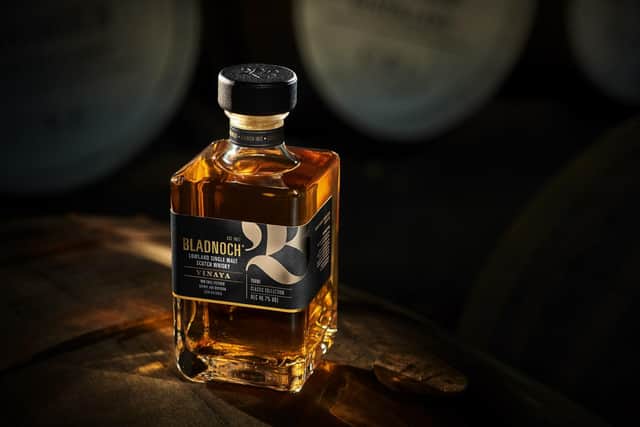 Bladnoch’s signature whisky Vinaya, which takes its name from the Sanskrit word for respect and gratitude, 'paying homage to the distillery’s founders'. Picture: contributed.