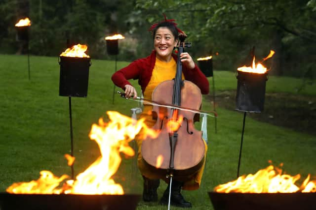 Cellist Su-a Lee. Picture: Andrew Milligan