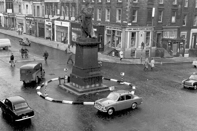 The junction of Hanover Street and George Street is pictured in November 1964.
