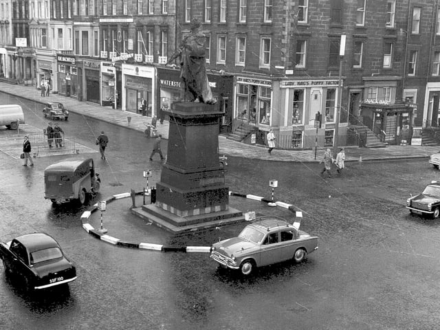 The junction of Hanover Street and George Street is pictured in November 1964.