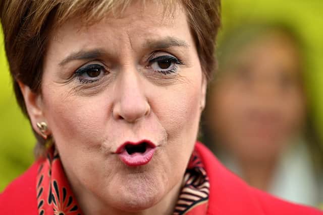 First Minister Nicola Sturgeon warned last night that any attempt by Westminster to legally block a referendum would be a powerful argument for independence. Picture: Jeff J Mitchell/Getty