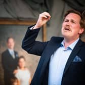 Adam Donaldson as Leontes in The Winter's Tale at Bard in the Botanics PIC: Tommy Ga-Ken Wan