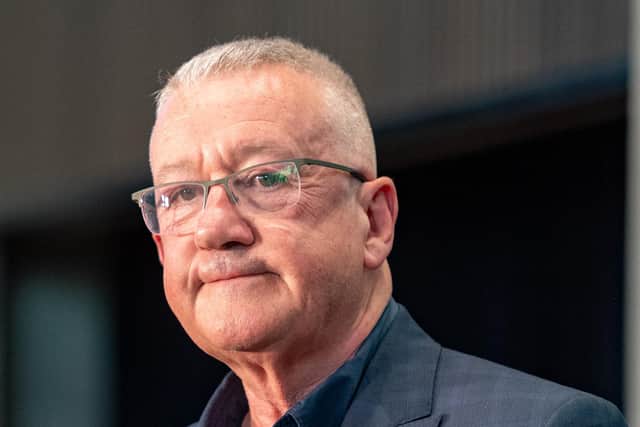 Allan Little, chair of the Edinburgh International Book Festival, speaking at the launch of its 2024 programme. Picture: Roberto Ricciuti