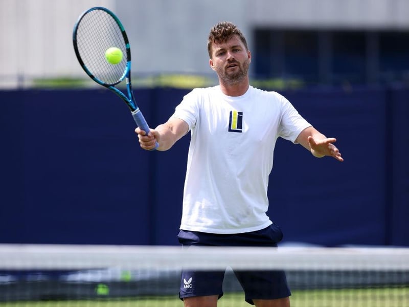 Men's Doubles: The Arbroath player will partner fellow Brit Liam Broady when the first round gets underway on Wednesday. The pair secured a Wimbledon wildcard after winning the Surbiton Trophy and reaching the final of the Nottingham Open.