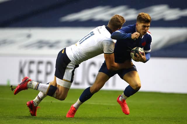 Matthieu Jalibert is one of only two France players from the starting XV against Scotland to retain his place in the side to face Italy. Picture: Ian MacNicol/Getty Images