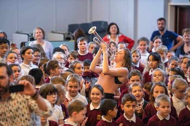 The Nevis Ensemble, which has announced its closure after five years, performed regularly in schools around Scotland. Picture: Tommy Ga-Ken Wan
