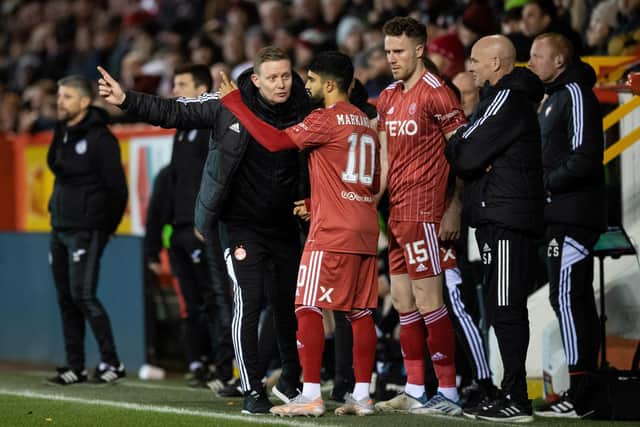 Barry Robson has steered Aberdeen to four wins from his six games in charge. (Photo by Ross Parker / SNS Group)