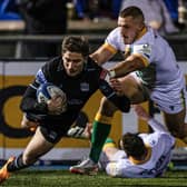 Sebastian Cancelliere has not played since a try-scoring performance in Glasgow Warriors' defeat by Northampton Saints in the Investec Champions Cup at Scotstoun on December 8, 2023. (Photo by Craig Williamson / SNS Group)