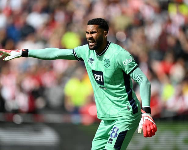 Wes Foderingham of Sheffield United suffered racial abuse last weekend.