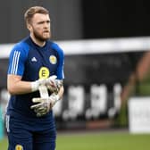 Hearts goalkeeper Zander Clark earns his first start for Scotland in Georgia. (Photo by Alan Harvey / SNS Group)