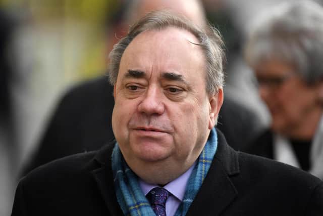Alex Salmond arrives at the High Court in Edinburgh on March 18, 2020. Picture: Getty Images
