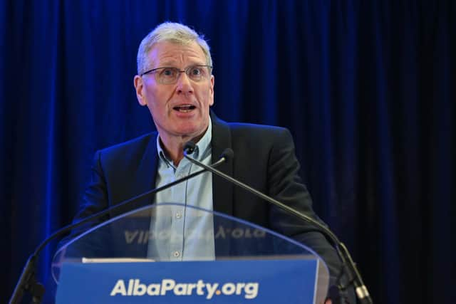 Alba MPs Kenny MacAskill and Neale Hanvey were ordered out of the Commons ahead of PMQs (Photo: John Devlin).