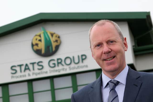 Leigh Howarth, chief executive of Stats Group, which has its headquarters in Kintore, Aberdeenshire.