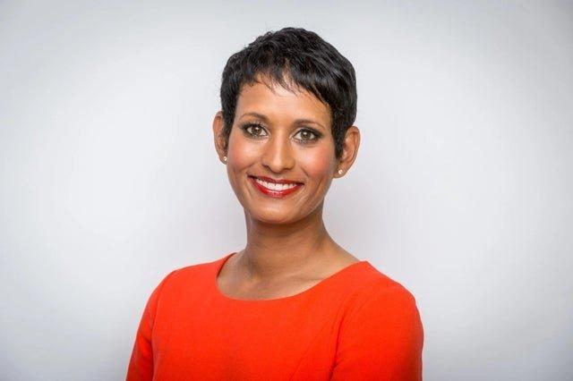 Naga Munchetty £365,000-£369,999 (up from £255,000-£259,999)
