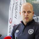 Steven Naismith will hope to guide Hearts to the Viaplay Cup final on Sunday.