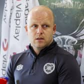 Steven Naismith will hope to guide Hearts to the Viaplay Cup final on Sunday.