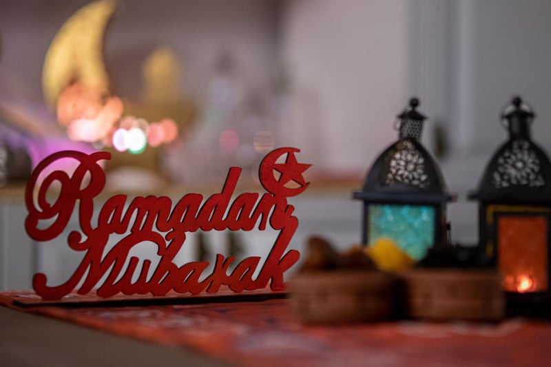 Ramadan Mubarak ("ra-mah-dan moo-bar-ack") is a simple phrase which means "Blessed Ramadan" and people use it simply to wish each other a cheerful and blessed month.