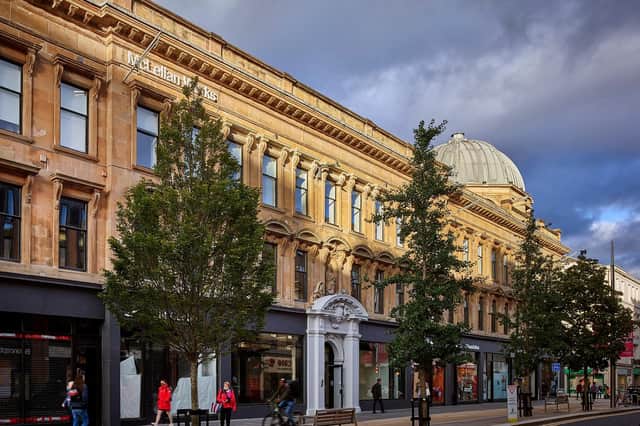McLellan Works, formerly known as Breckenridge House, is a landmark 160-year-old building on Glasgow's Sauchiehall Street. It has undergone a refurbishment with 'sustainability at the heart of its design and function', according to property developer Bywater Properties.