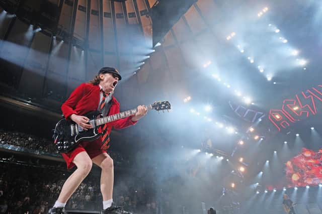Angus Young of AC/DC performs during the Rock Or Bust Tour at Madison Square Garden in New York in 2016 (Picture: Mike Coppola/Getty Images)