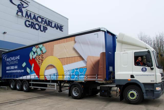 Headquartered in Glasgow, Macfarlane Group employs more than 1,000 people at 40 sites, principally in the UK, as well as in Ireland, Germany and the Netherlands.