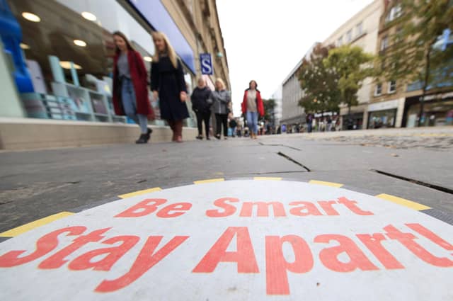 By maintaining social distancing and following other Covid rules and guidelines, you are helping to keep yourself and others safe (Picture: Danny Lawson/PA Wire)