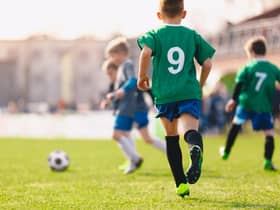 Boys playing in a soccer match. Picture: Getty Images