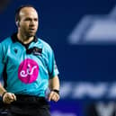 Scottish referee Mike Adamson. (Photo by Ross Parker / SNS Group)